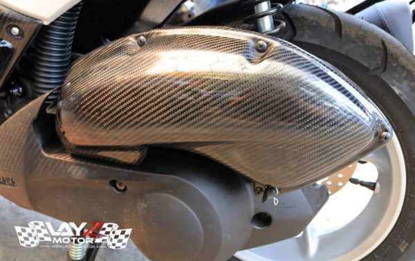 KABON YAMAHA N-MAX 155 2015-2019 CARBON FILTER COVER - Image 2