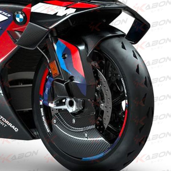 Kabon X BMW S1000RR 2019+ Dry Carbon Fender+ Wheel Cover Kit - Image 8