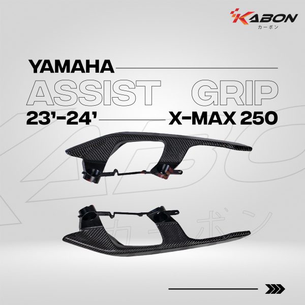 KABON YAMAHA X-MAX 250 CONNECTED 2023-2025 CARBON ASSIST GRIP